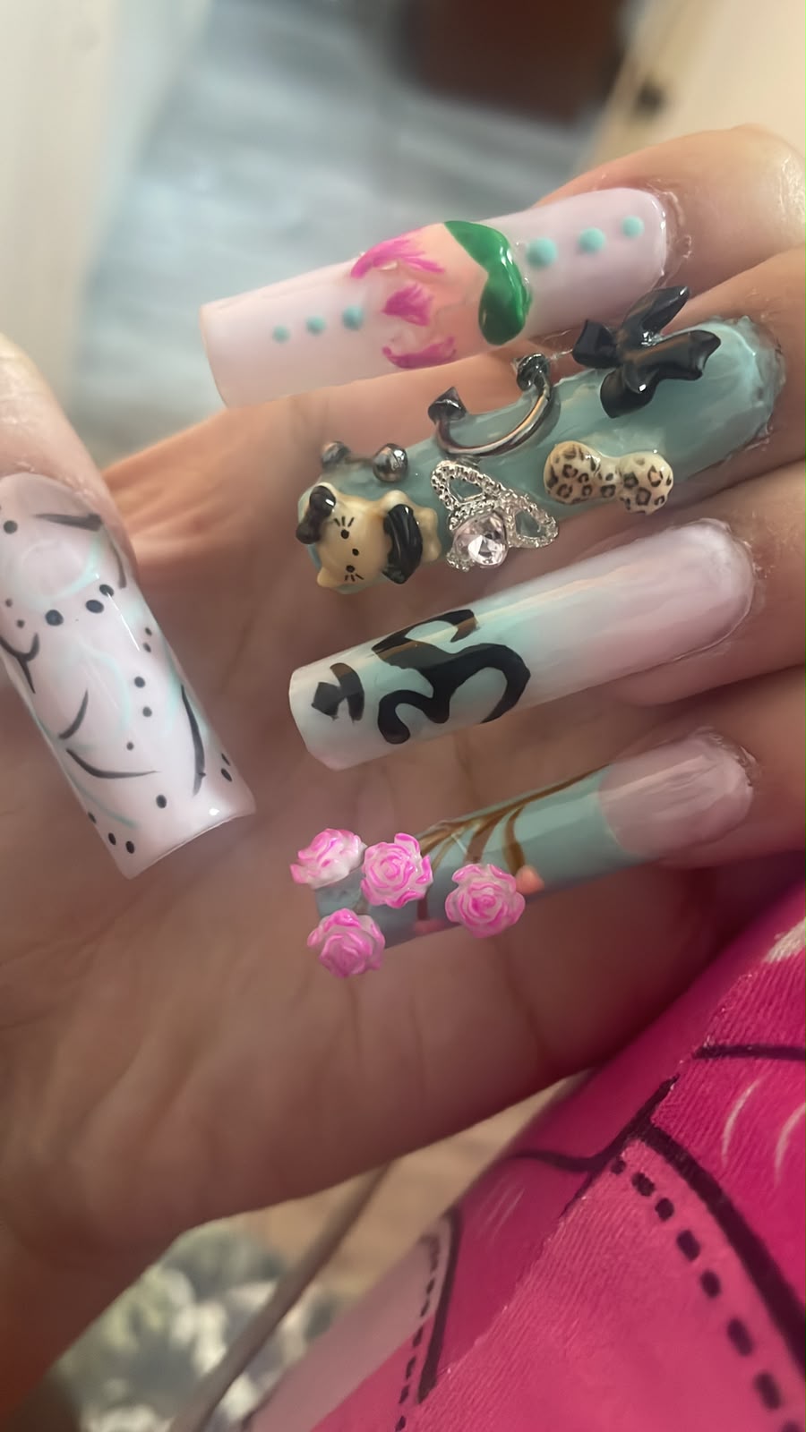 Trabajo de soft gel con diseño
